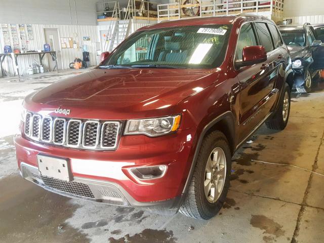 1C4RJFAG5HC751768 - 2017 JEEP GRAND CHER RED photo 2