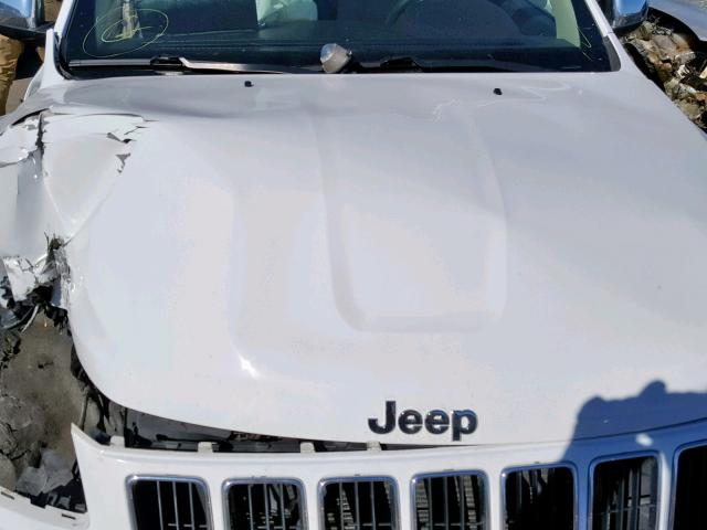 1C4RJFBG4EC103543 - 2014 JEEP GRAND CHER WHITE photo 7