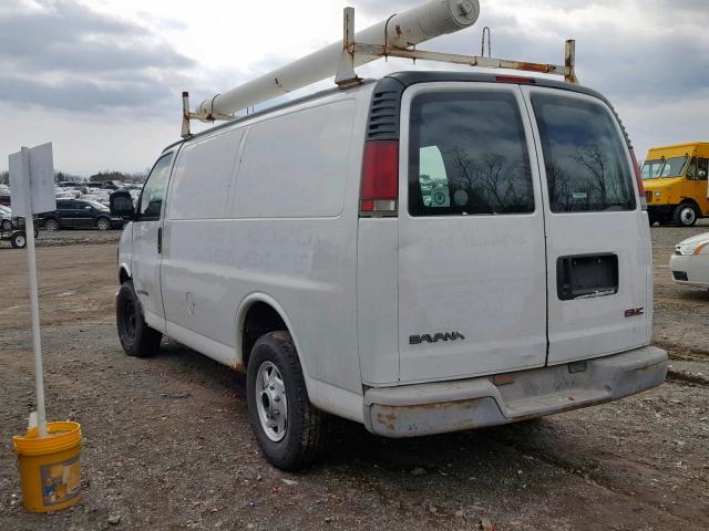 1GTHG35R3Y1114202 - 2000 GMC SAVANA G35 WHITE photo 3