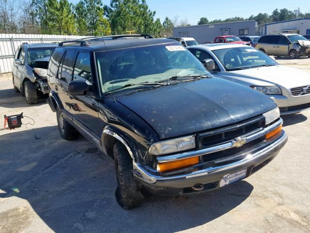 1GNDT13WXY2276417 - 2000 CHEVROLET BLAZER BLACK photo 1