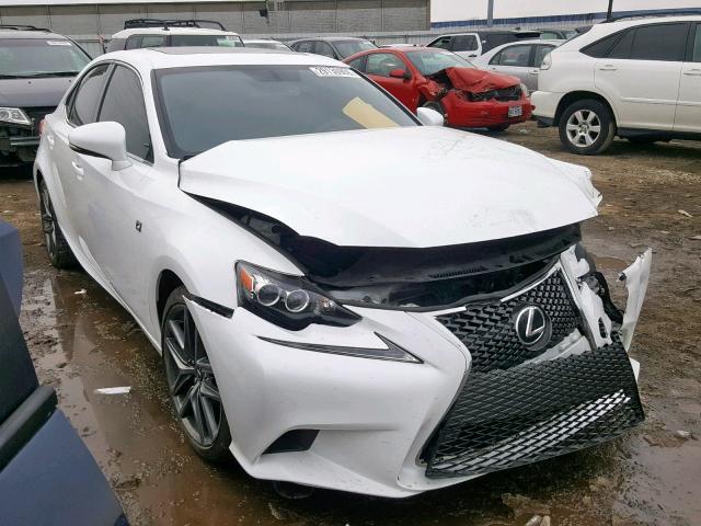 JTHCF1D28F5019368 - 2015 LEXUS IS 250 WHITE photo 1