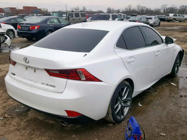 JTHCF1D28F5019368 - 2015 LEXUS IS 250 WHITE photo 4