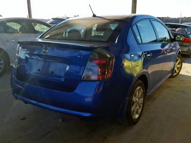 3N1AB6AP6AL710637 - 2010 NISSAN SENTRA 2.0 BLUE photo 4