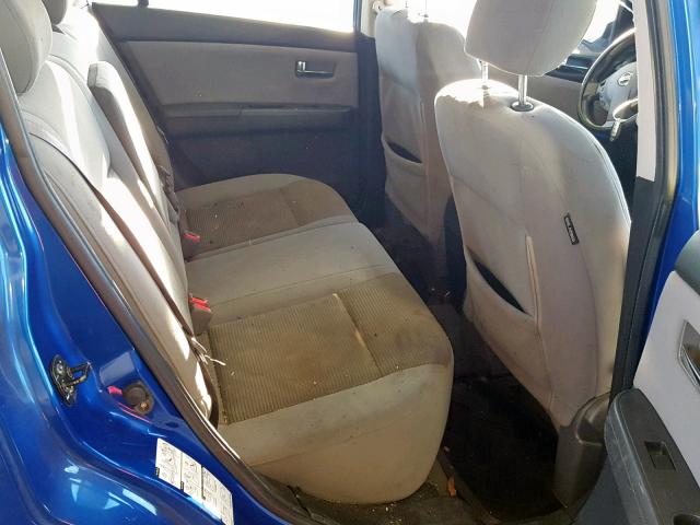 3N1AB6AP6AL710637 - 2010 NISSAN SENTRA 2.0 BLUE photo 6