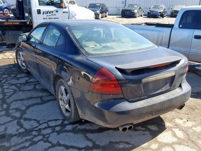 2G2WR524741215550 - 2004 PONTIAC GRAND PRIX BLACK photo 3