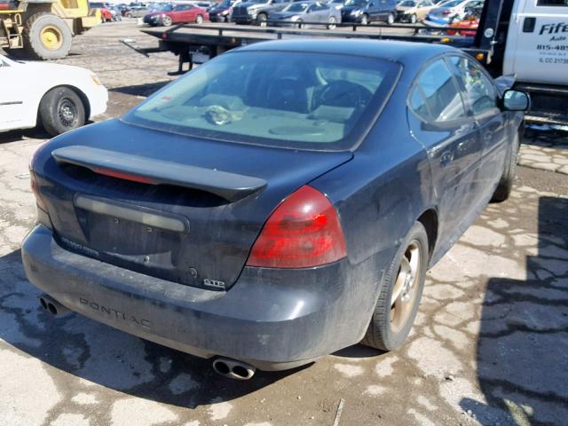 2G2WR524741215550 - 2004 PONTIAC GRAND PRIX BLACK photo 4