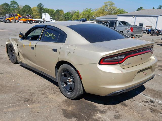 2C3CDXAG9HH668655 - 2017 DODGE CHARGER PO GOLD photo 3