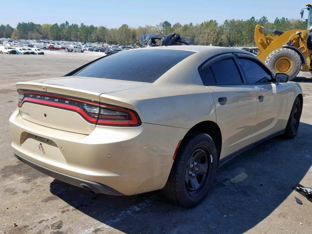 2C3CDXAG9HH668655 - 2017 DODGE CHARGER PO GOLD photo 4