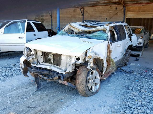 1FMZU64W75ZA04641 - 2005 FORD EXPLORER E WHITE photo 2