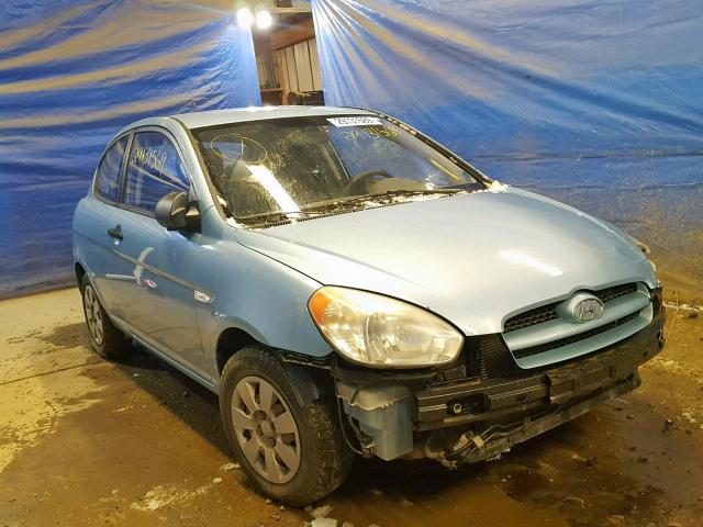 KMHCM36C97U036434 - 2007 HYUNDAI ACCENT GS BLUE photo 1