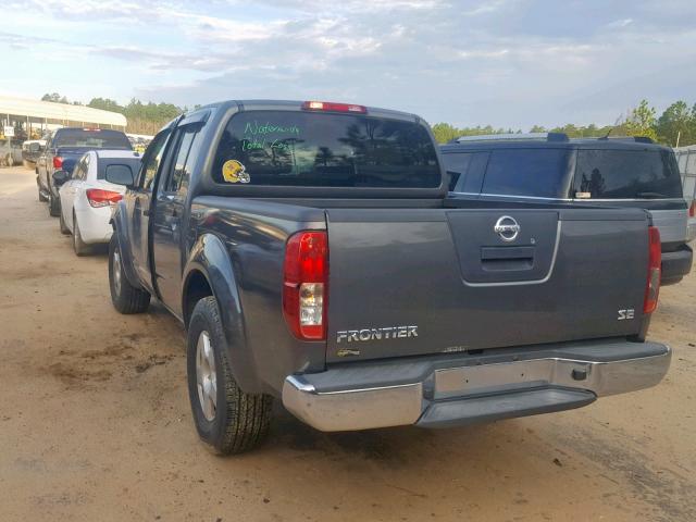 1N6AD07U68C426302 - 2008 NISSAN FRONTIER C GRAY photo 3