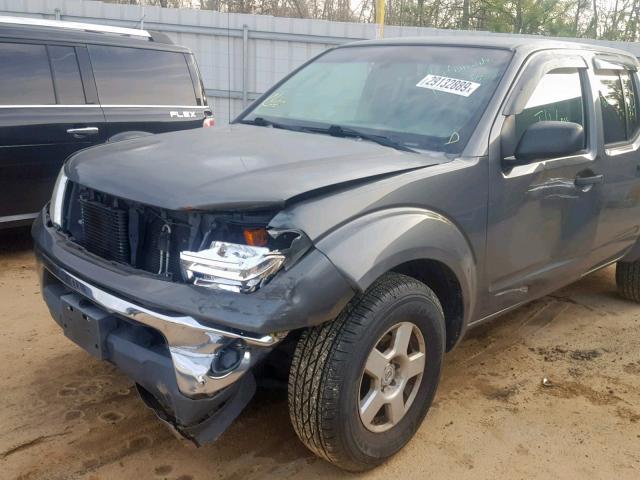 1N6AD07U68C426302 - 2008 NISSAN FRONTIER C GRAY photo 9