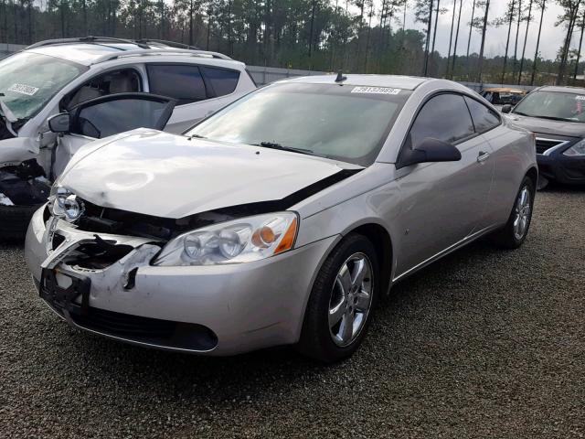 1G2ZH17N184286599 - 2008 PONTIAC G6 GT SILVER photo 2