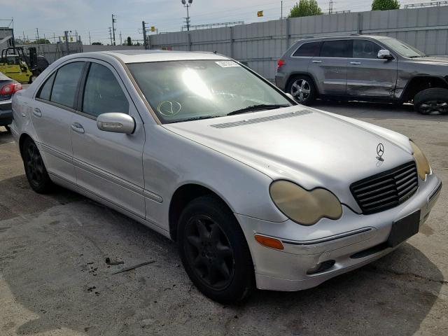 WDBRF61J32F173736 - 2002 MERCEDES-BENZ C 240 SILVER photo 1