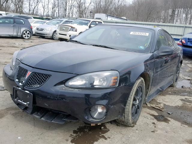 2G2WP552761259194 - 2006 PONTIAC GRAND PRIX BLACK photo 2
