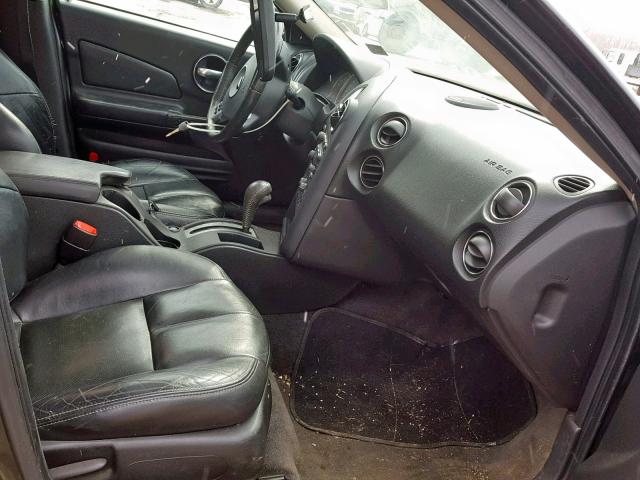 2G2WP552761259194 - 2006 PONTIAC GRAND PRIX BLACK photo 5