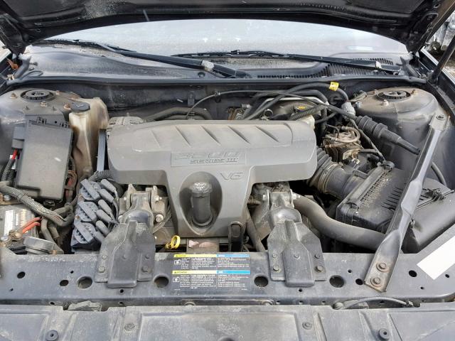 2G2WP552761259194 - 2006 PONTIAC GRAND PRIX BLACK photo 7
