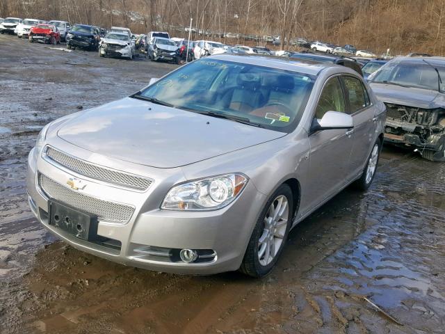 1G1ZK57708F216224 - 2008 CHEVROLET MALIBU LTZ SILVER photo 2