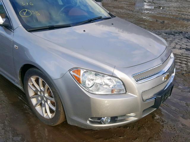 1G1ZK57708F216224 - 2008 CHEVROLET MALIBU LTZ SILVER photo 9