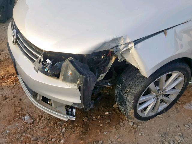 WVWBW7AH3CV011571 - 2012 VOLKSWAGEN EOS KOMFOR 银色 照片 9