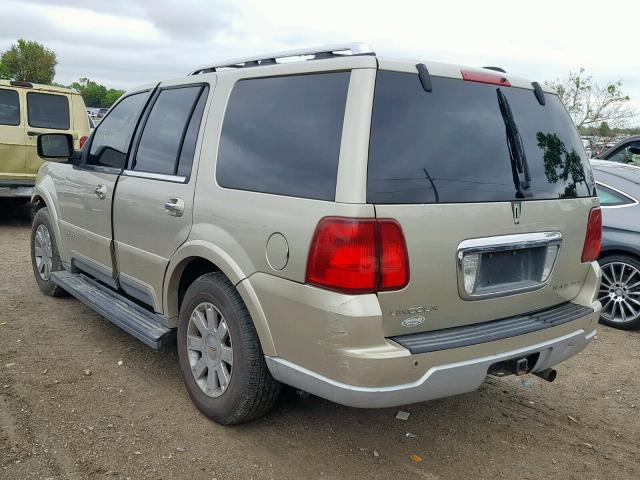 5LMFU27R14LJ17761 - 2004 LINCOLN NAVIGATOR GOLD photo 3