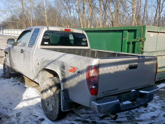 1GCDT196868125800 - 2006 CHEVROLET COLORADO GRAY photo 3