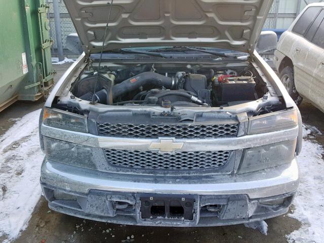 1GCDT196868125800 - 2006 CHEVROLET COLORADO GRAY photo 7