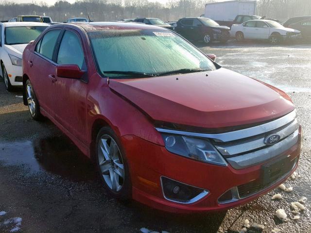 3FAHP0DC1AR300009 - 2010 FORD FUSION SPO RED photo 1