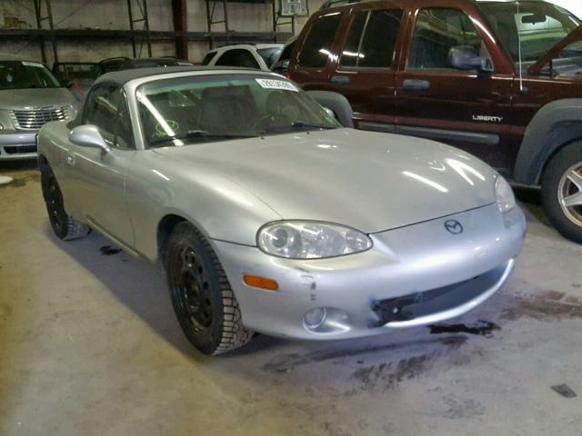 JM1NB353230306402 - 2003 MAZDA MX-5 MIATA SILVER photo 1