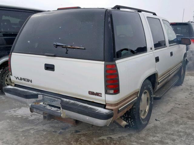 1GKEK13R7WJ727546 - 1998 GMC YUKON WHITE photo 4