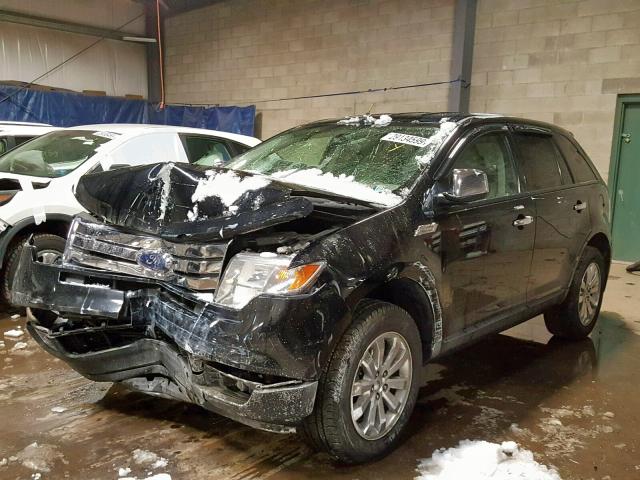 2FMDK39C47BB36985 - 2007 FORD EDGE SEL P BLACK photo 2