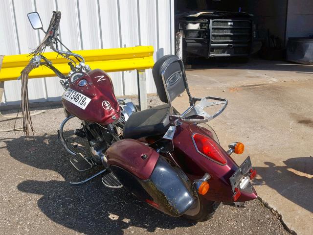 1HFSC52056A306789 - 2006 HONDA VT1300 S BURGUNDY photo 3