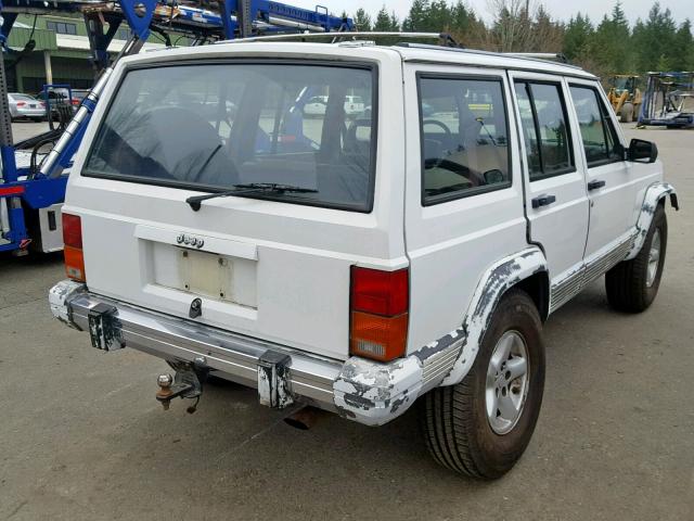 1J4FJ58L0LL130179 - 1990 JEEP CHEROKEE L WHITE photo 4