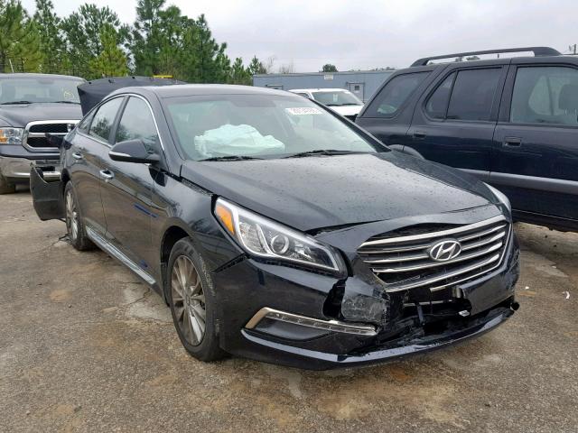 5NPE34AF2FH159296 - 2015 HYUNDAI SONATA SPO BLACK photo 1