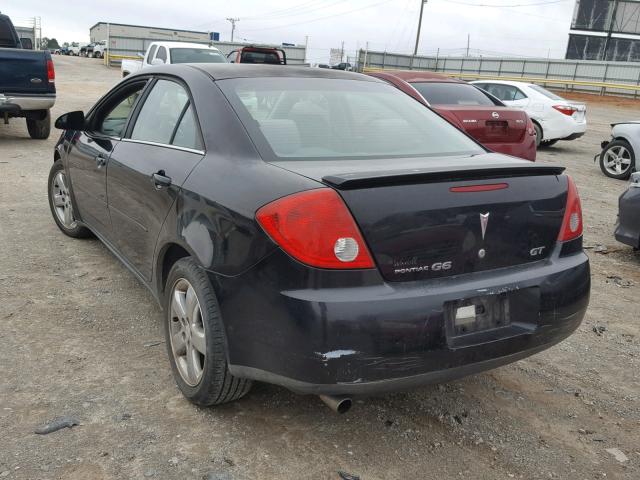 1G2ZH58N174217433 - 2007 PONTIAC G6 GT BLACK photo 3