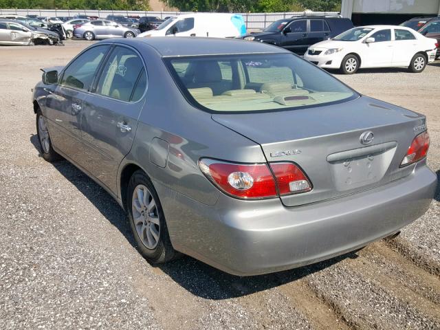 JTHBF30G720057612 - 2002 LEXUS ES 300 GRAY photo 3