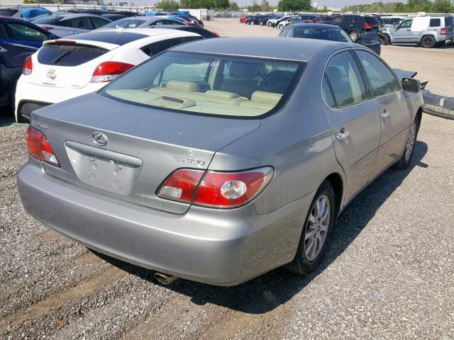 JTHBF30G720057612 - 2002 LEXUS ES 300 GRAY photo 4