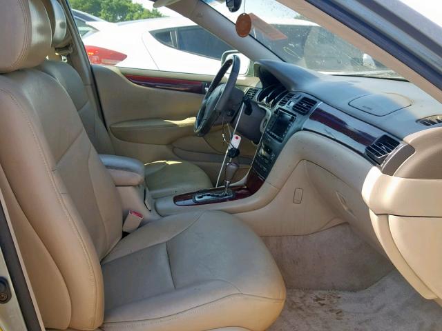 JTHBF30G720057612 - 2002 LEXUS ES 300 GRAY photo 5