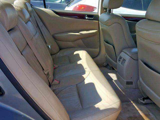 JTHBF30G720057612 - 2002 LEXUS ES 300 GRAY photo 6