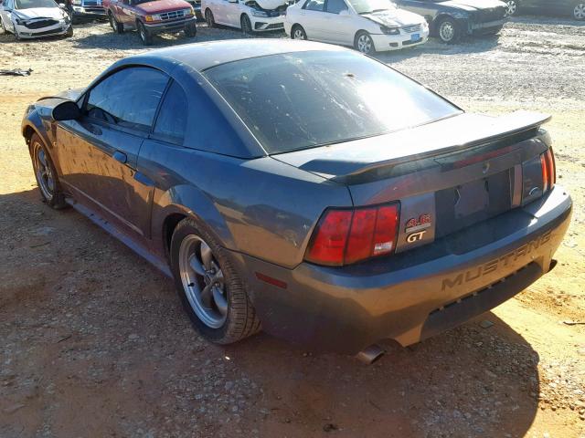 1FAFP42X73F445690 - 2003 FORD MUSTANG GT GRAY photo 3
