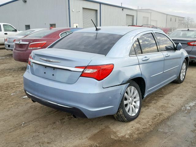 1C3CCBBG5CN139451 - 2012 CHRYSLER 200 TOURIN BLUE photo 4