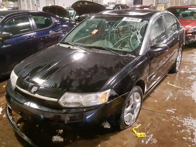 1G8AL52FX3Z105651 - 2003 SATURN ION LEVEL BLACK photo 2