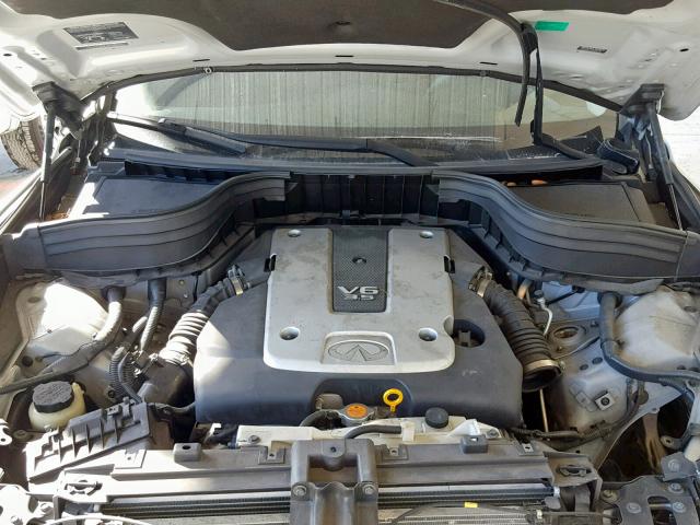 JNKAJ09E48M300773 - 2008 INFINITI EX35 BASE SILVER photo 7