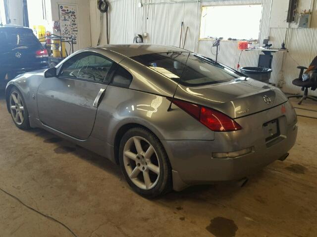 JN1AZ34E65M653629 - 2005 NISSAN 350Z COUPE GRAY photo 3