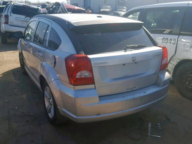 1B3CB4HA6AD651463 - 2010 DODGE CALIBER SX SILVER photo 3