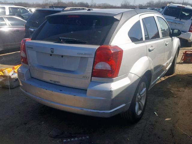 1B3CB4HA6AD651463 - 2010 DODGE CALIBER SX SILVER photo 4