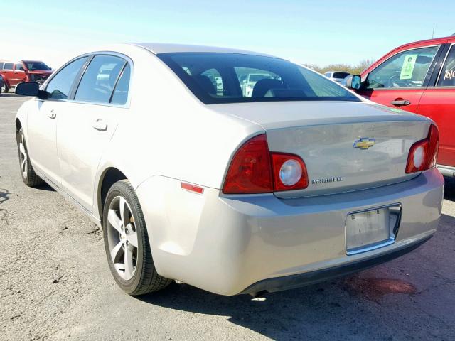1G1ZC5E17BF147678 - 2011 CHEVROLET MALIBU 1LT GOLD photo 3