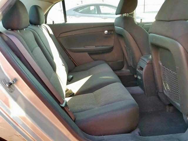 1G1ZC5E17BF147678 - 2011 CHEVROLET MALIBU 1LT GOLD photo 6