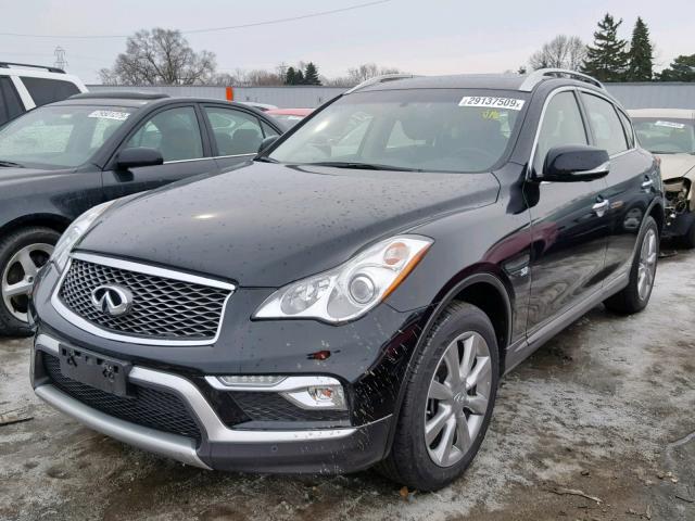 JN1BJ0RRXHM400761 - 2017 INFINITI QX50 BLACK photo 2