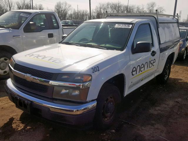 1GCCS149X88140267 - 2008 CHEVROLET COLORADO WHITE photo 2